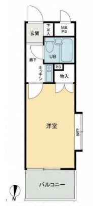 八王子市八木町のマンションの間取り