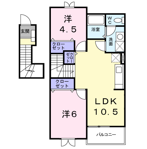 ランポーベルの間取り