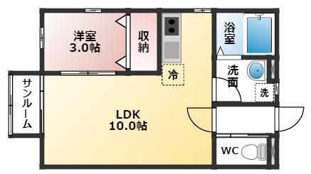 【Ｇｒａｃｅ　Ｓｑｕａｒｅ　IIの間取り】