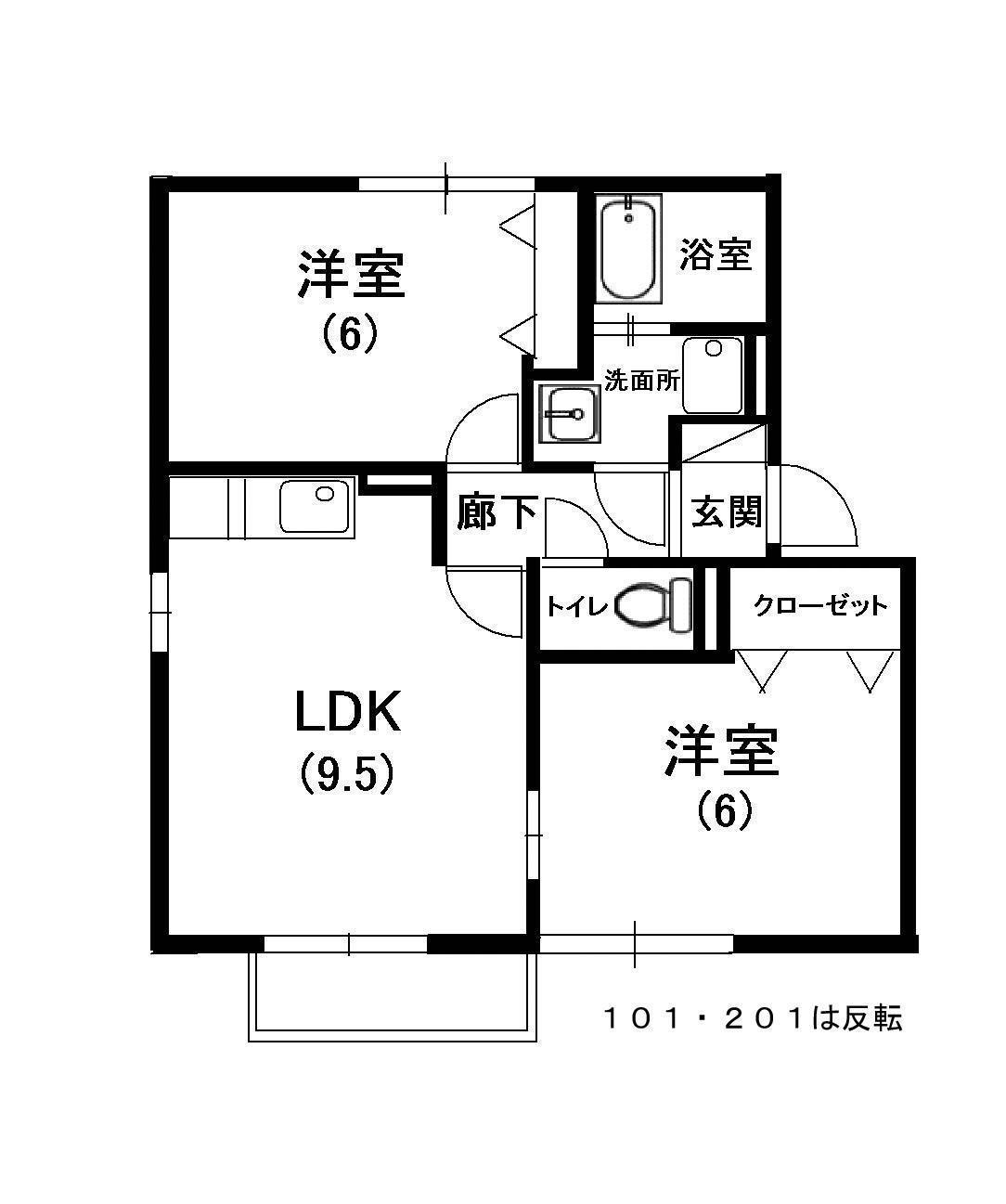 フォンテーヌ　IIの間取り