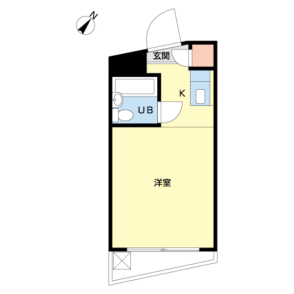 川崎市高津区明津のマンションの間取り