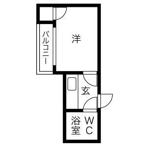 JPアパートメント枚方の間取り