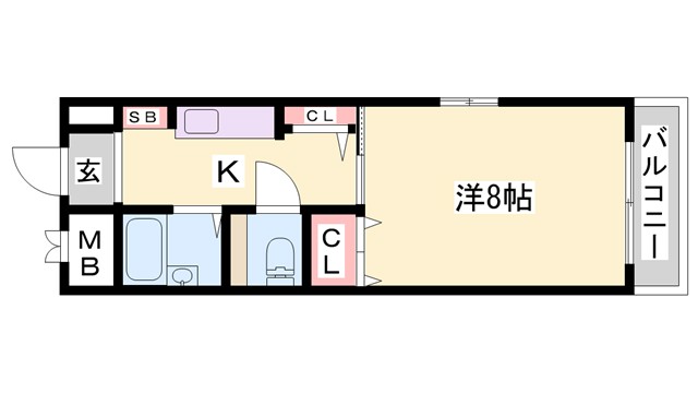 クラン東加古川の間取り