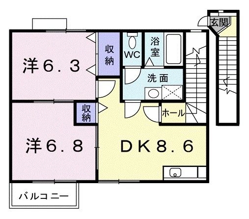 シャン・デ・ソレイユの間取り