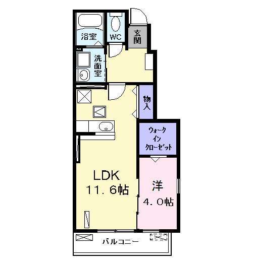 アンビエンテ・ノーベルIの間取り