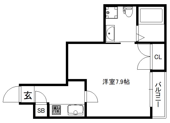 THE GARNET SUITE RESIDENCE 御所西の間取り