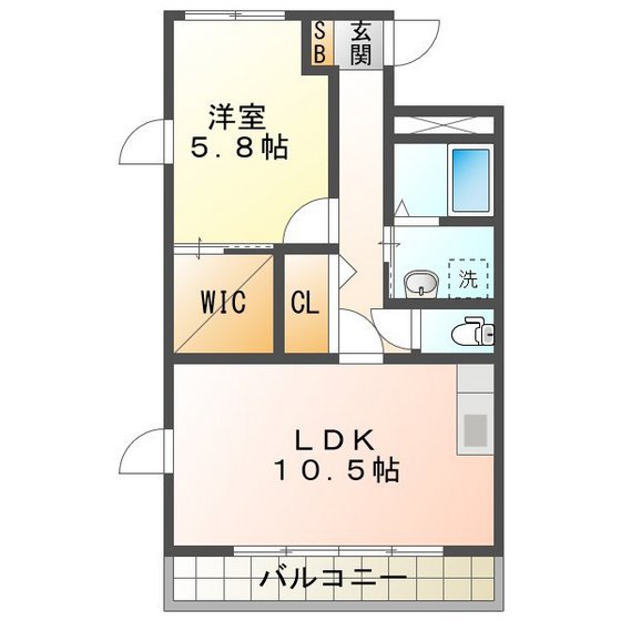 リベルタ・クオーレ利平治の間取り