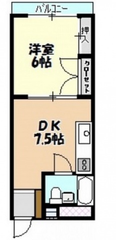 広島市安佐南区伴中央のマンションの間取り