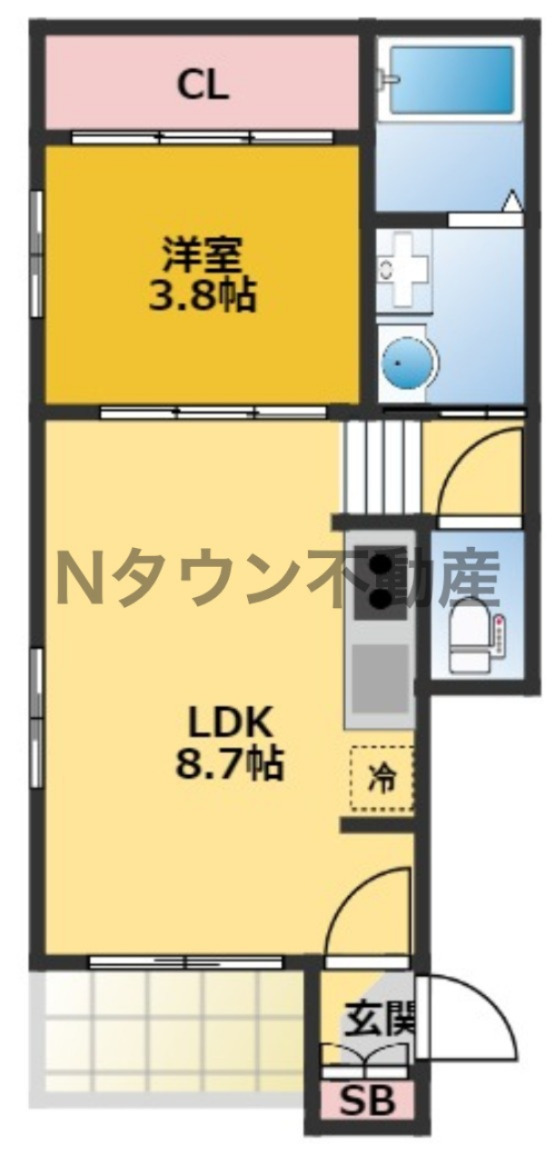 エルカーサ千種の間取り