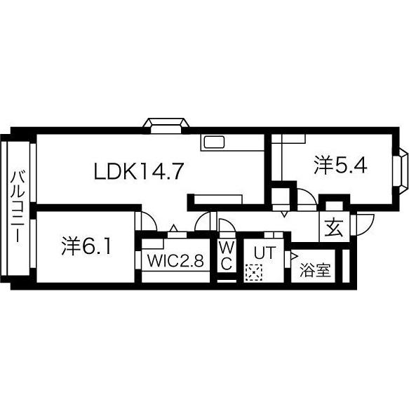 日進市浅田町のアパートの間取り