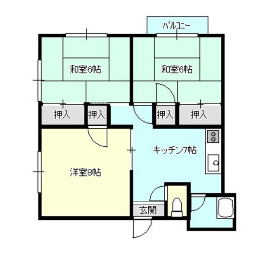 小笠原アパートの間取り