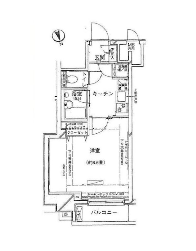 パレステュディオ浜松町の間取り