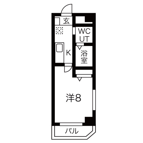 東海市名和町のマンションの間取り