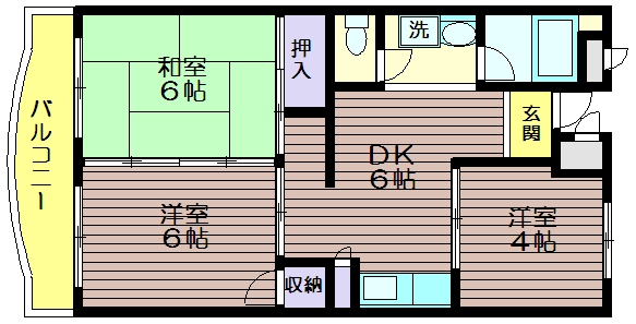 ファルム烏山の間取り