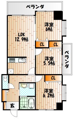 フェルト515の間取り