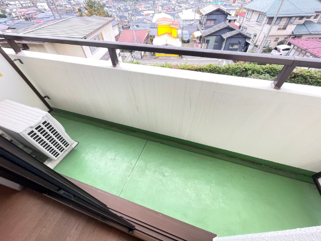 バルコニー　ベランダ付きです。