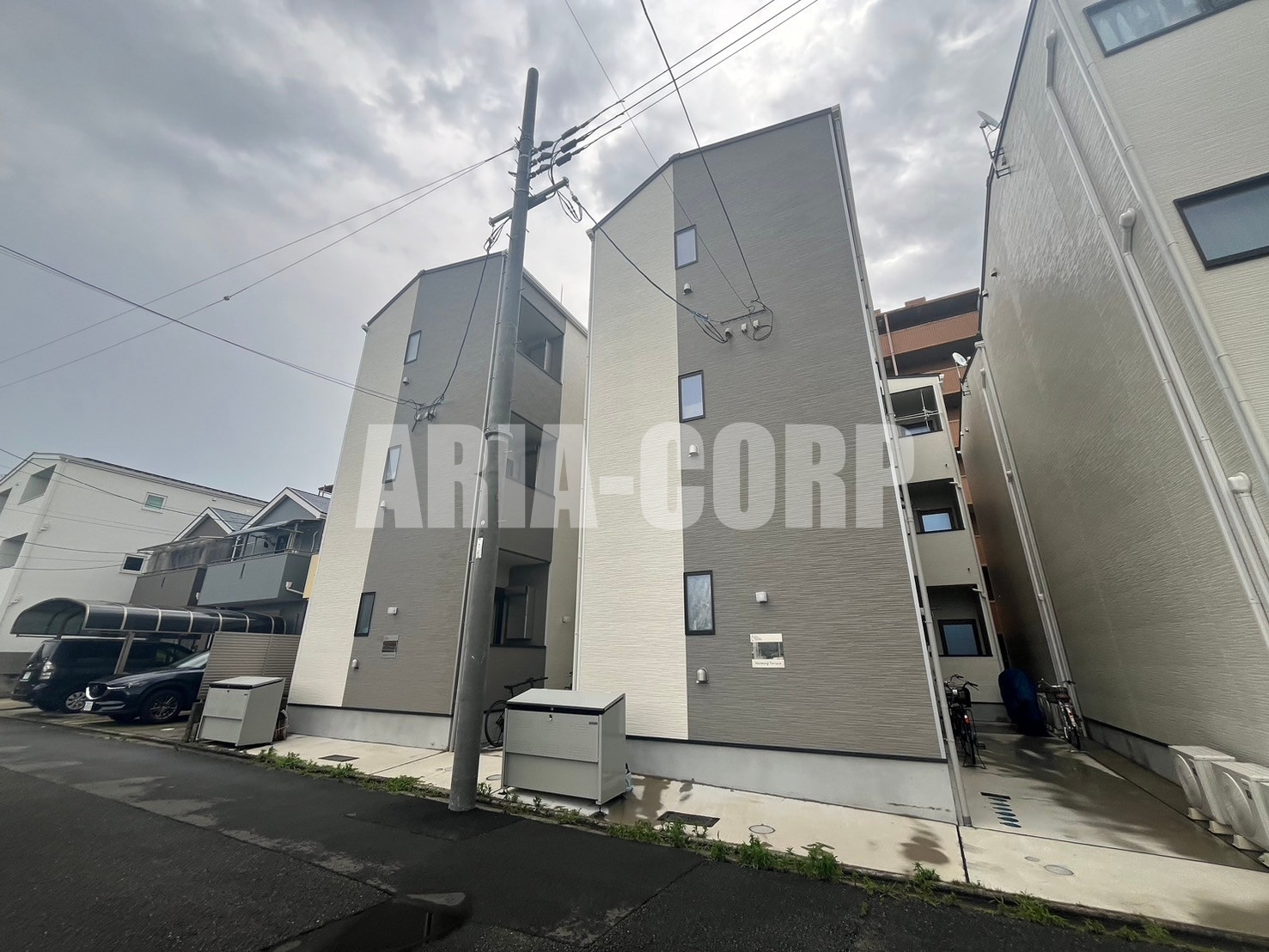 建物外観　2023年完成、大手ハウスメーカー施工デザイナーズアパート！