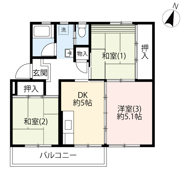 ＵＲ鶴川の間取り