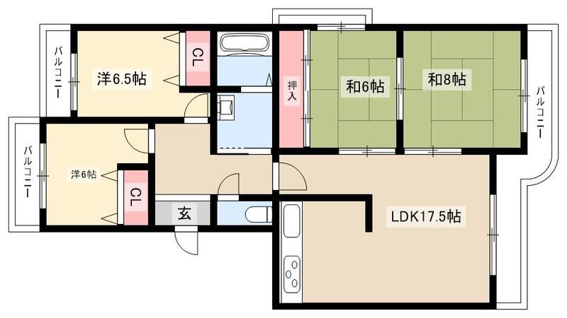 コノンコピア東山の間取り