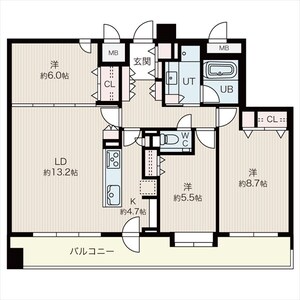 ＰＲＩＭＥ　ＵＲＢＡＮ円山北四条の間取り