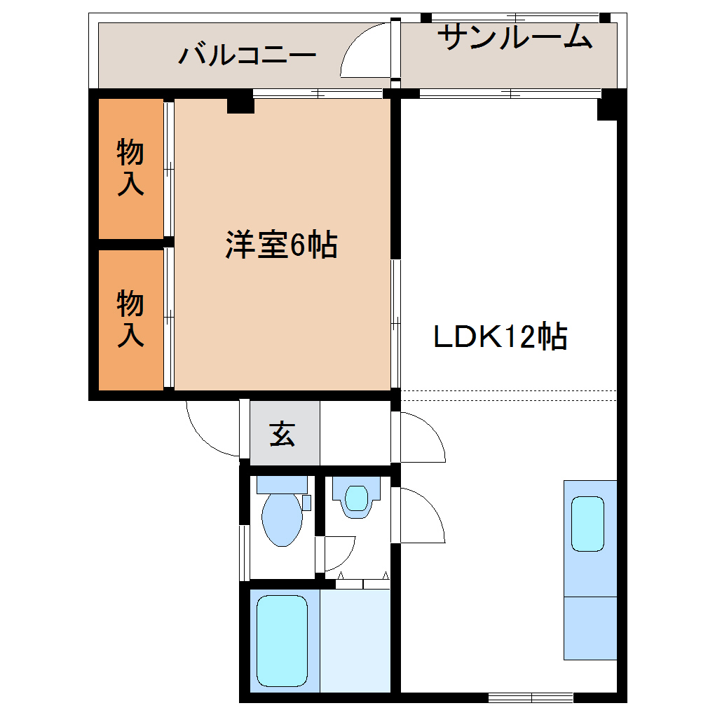 ファミールアルピナの間取り