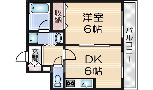 ドムール四條畷の間取り