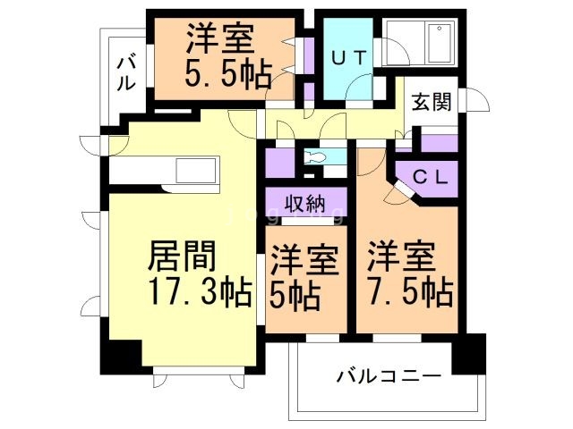 コンフォリア札幌植物園の間取り