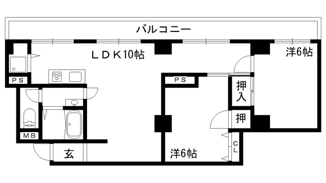 リアライズ高尾の間取り