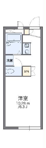 レオパレスけやき通りの間取り