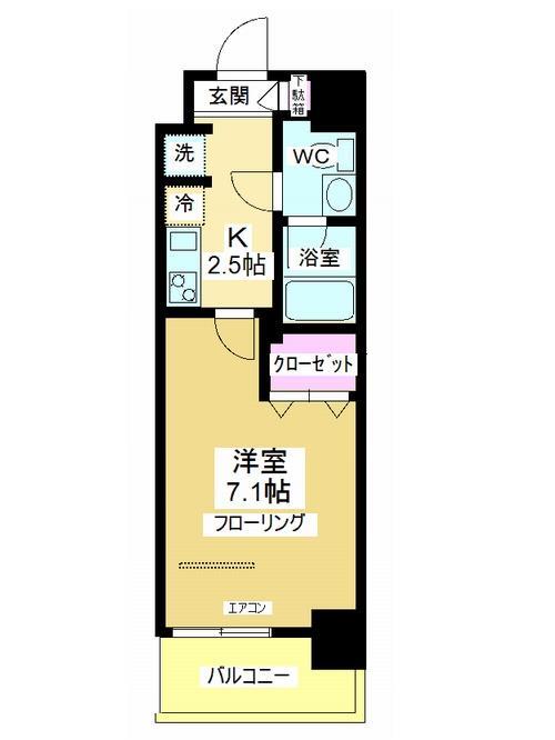 アルファコート川越通町の間取り