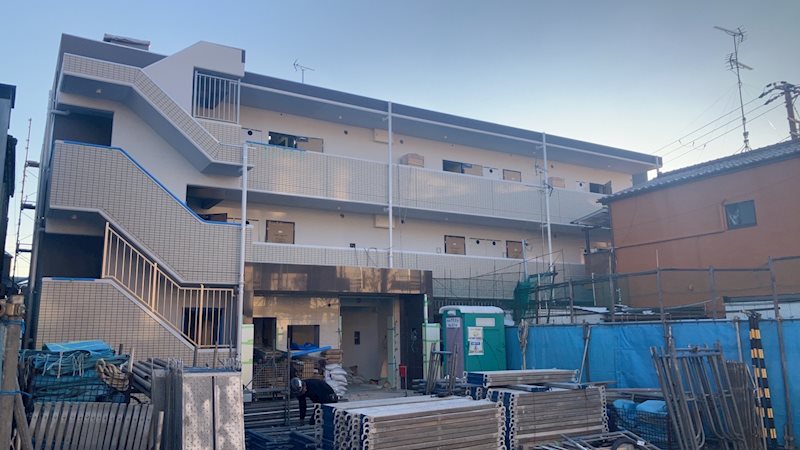 西宮市甲子園浜田町のマンションの建物外観