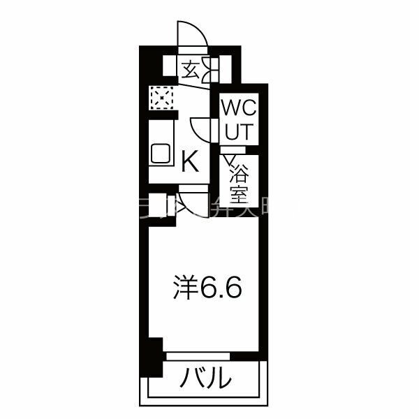 ワールドアイ阿波座WESTの間取り