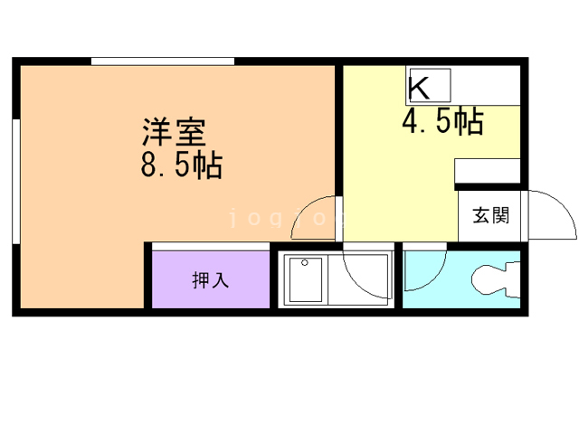 藤コーポの間取り