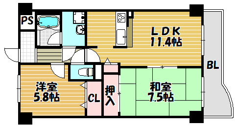 ディアコートの間取り