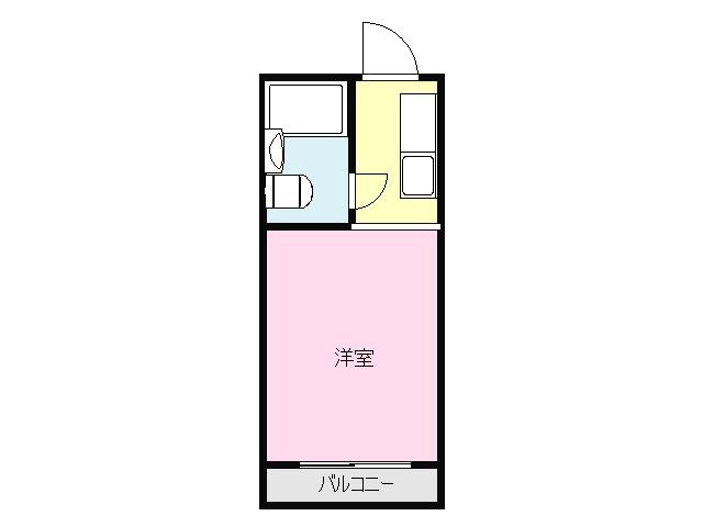 堺市堺区新在家町東のマンションの間取り