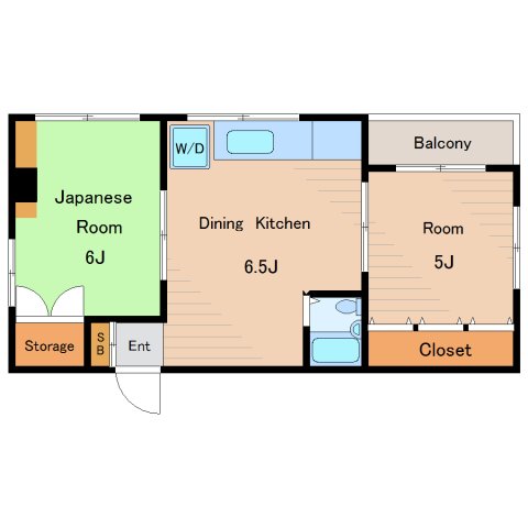 江東区南砂のマンションの間取り