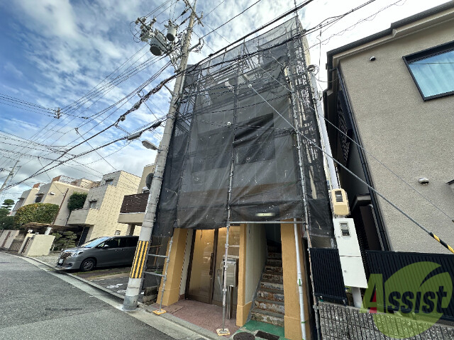 芦屋市茶屋之町のマンションの建物外観