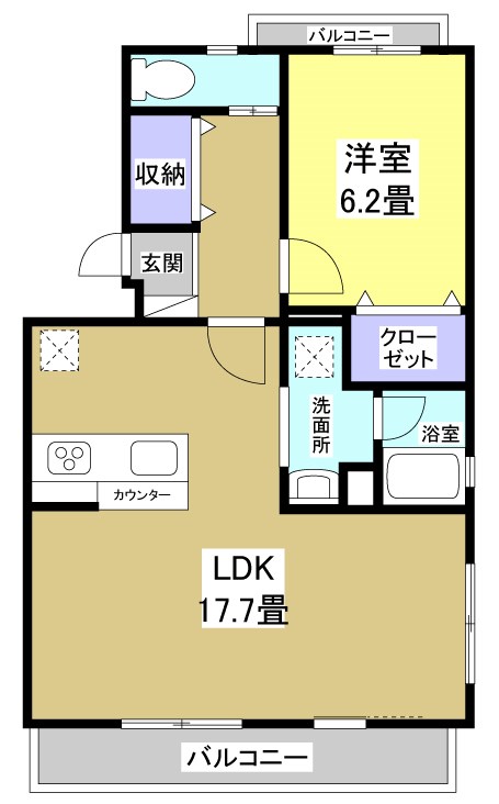 ハイミクス海老塚の間取り