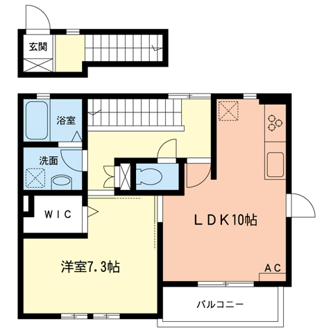 サニーパレスの間取り