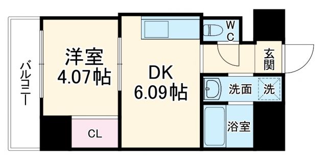 クローバー・クレア池田の間取り