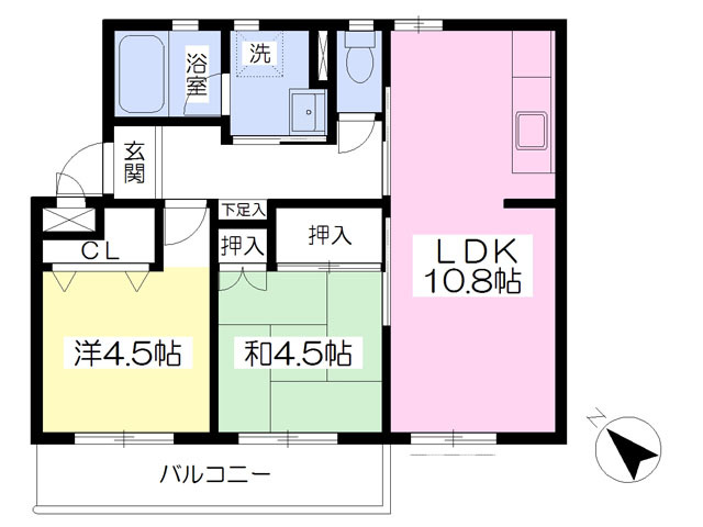 ルネッタ青山の間取り