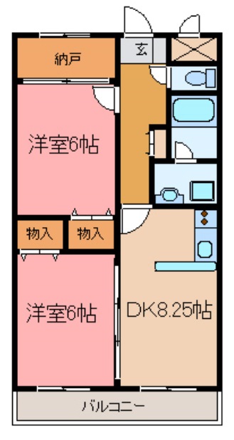 宇都宮昭和ビルIVの間取り