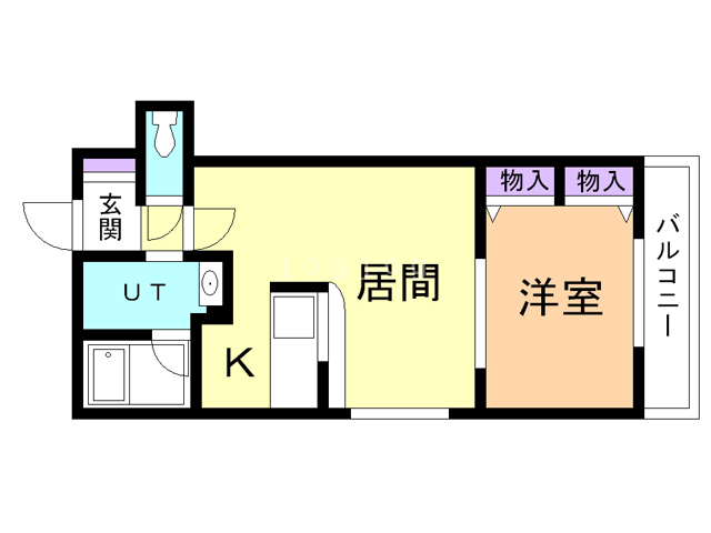 グランウエスト円山参番館の間取り