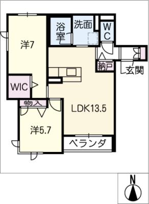 ル　ボヌールの間取り