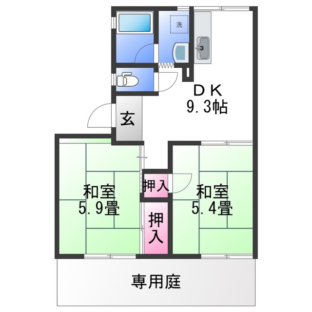 ラベニュー岩橋の間取り