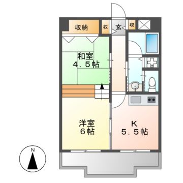 ランドハウスチクサステーションの間取り