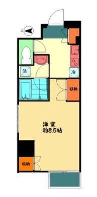 港区南青山のマンションの間取り