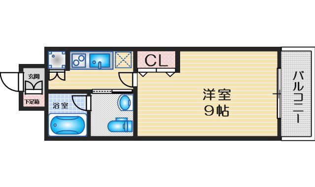 ハイムタケダＴ－１０の間取り