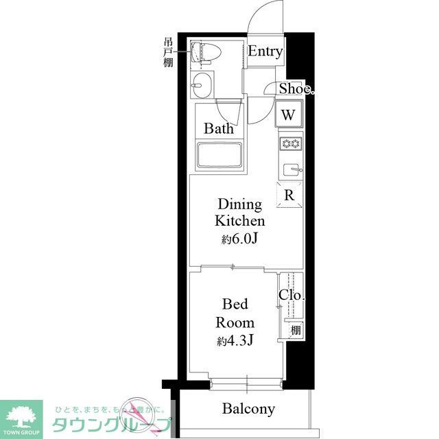 グランパセオ銀座築地の間取り