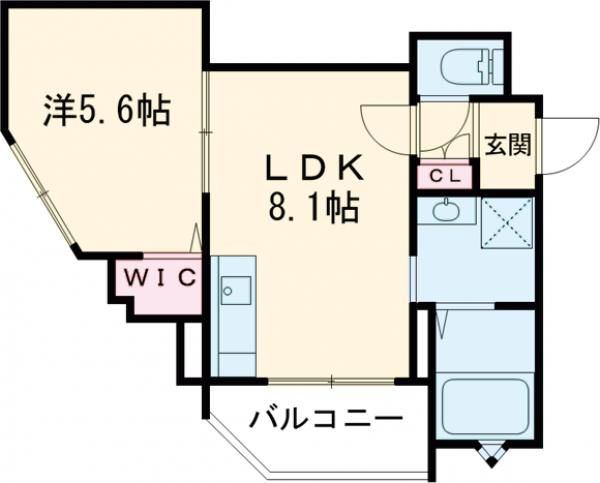 四條畷市中野本町のアパートの間取り